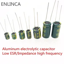 10pcs/lot H202 2200uf16V Low ESR/Impedance high frequency aluminum electrolytic capacitor size 10*20 16V 2200uf