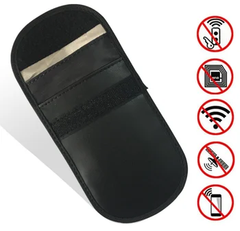 

by DHL or Fedex 500pcs Car Key Signal Blocker Case Faraday Cage Fob Pouch Keyless RFID Blocking Bag