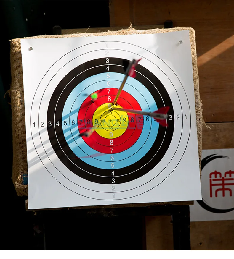 Buy 50pcs Archery Paper Face Target Archery Shooting