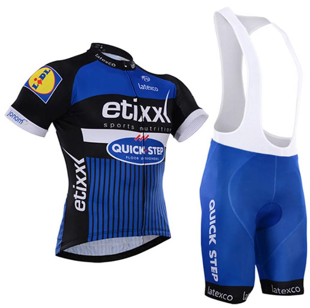 

2018 TEAM Cycling jersey bike shorts suit Set Ropa Ciclismo mens summer quick-dry Maillot Culotte 9D Gel Pad