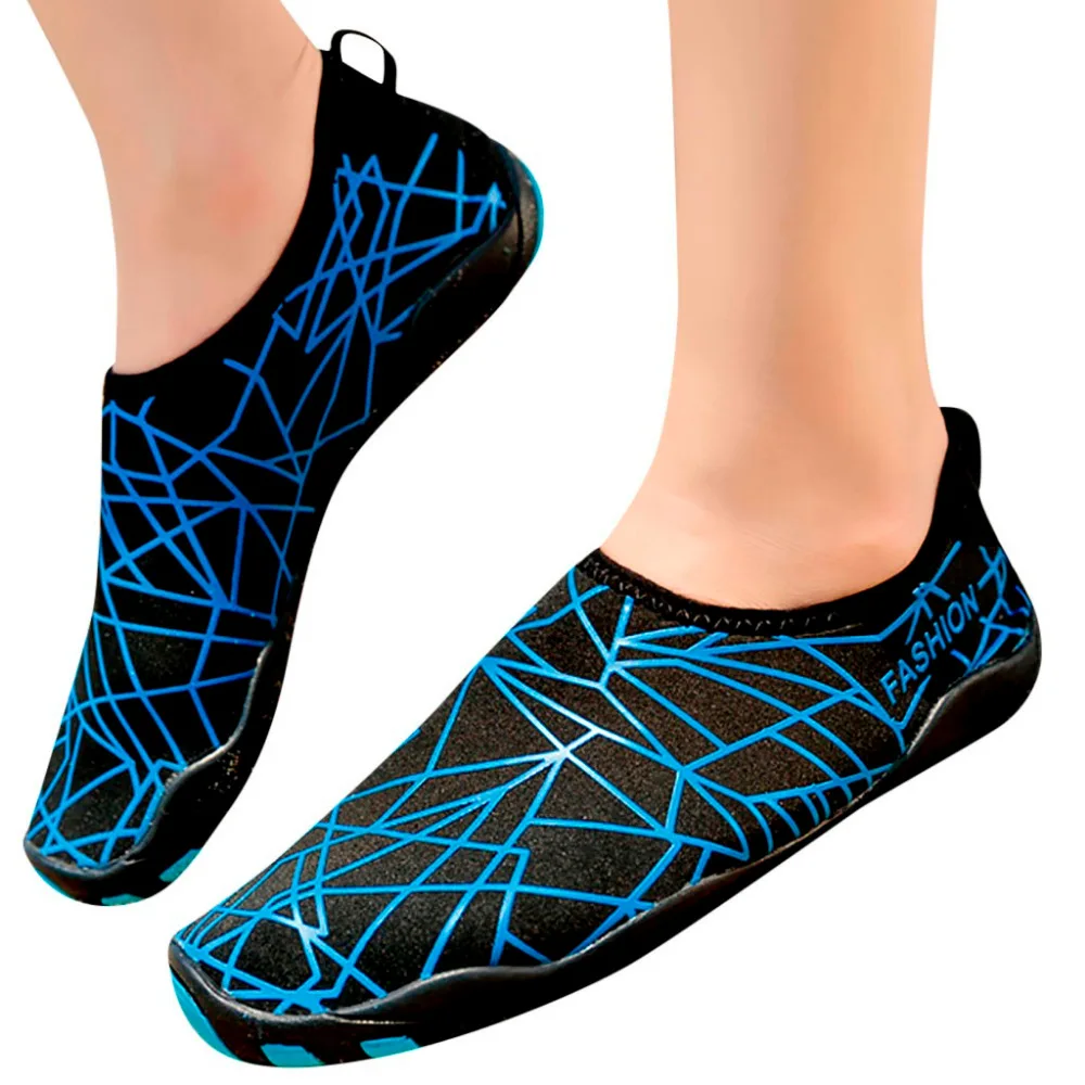 2019 Men and women beach waterproof shoes snorkeling diving shoes couple wading swimming comfort beach shoes ladies 40J25 (3)