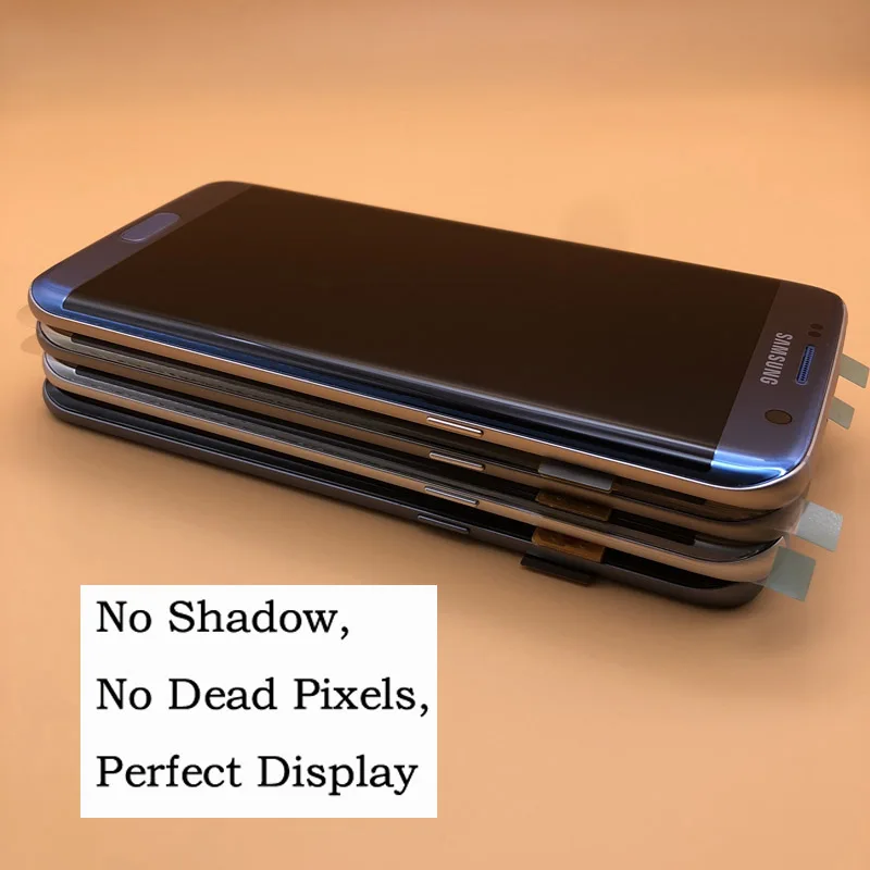 

2560x1440 5.5'' ORIGINAL SUPER AMOLED LCD with Frame For SAMSUNG Galaxy s7 Edge G935 G935F G935FD LCD Display Touch Screen
