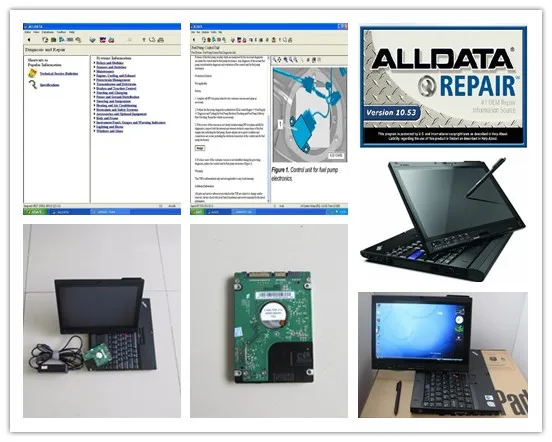 2017 installed version auto repair software alldata 10 53 and mitchell on demand 2in1 with 1000gb