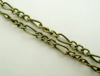 

Free shipping!!!! Bronze Color Link Chains Findings wide 4mm