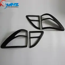for Mazda BT50 accessories matte black rear font b lamp b font lights cover for mazda