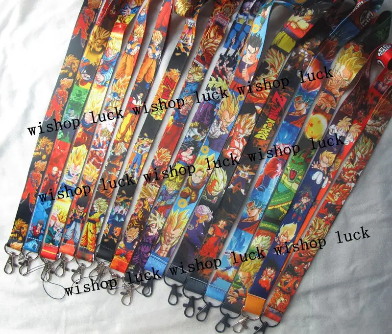 Hot Sale! 60 pcs Popular Mixed Japanese Anime Dragon Ball Key Chains