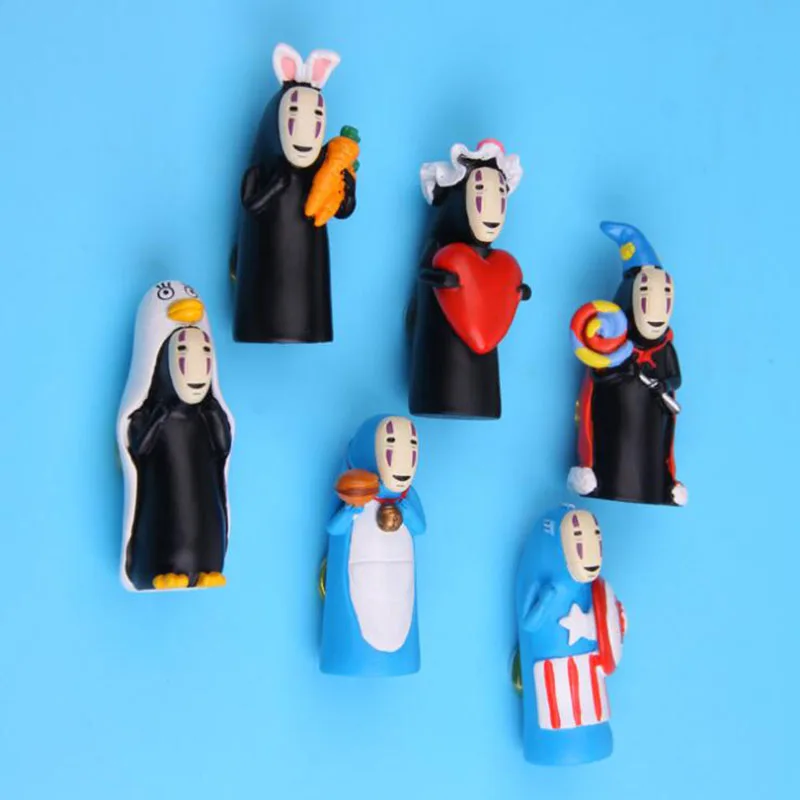 

Creative Cartoon Refrigerator Stickers Japanese-style Face-free Male Resin Stereo Fridge Magnets Strong Magnet