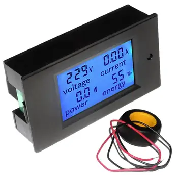 

AC 80V-260V 100A 20A 4 in 1 LCD Display Digital Current Voltmeter Ammeter Power Energy Multimeter Panel Tester Meter Monitor