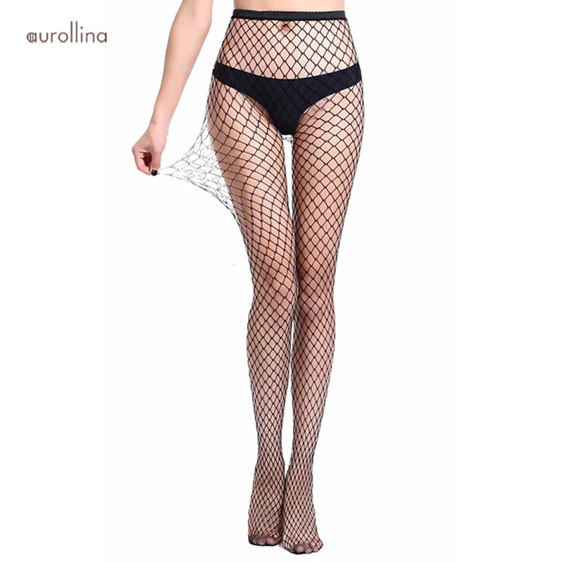 

Medium Size Spaced Black Fishnet Pantyhose Stocking New Fashion Trending Nylon Fishnet Stockings Perfect For Ripped Jeans