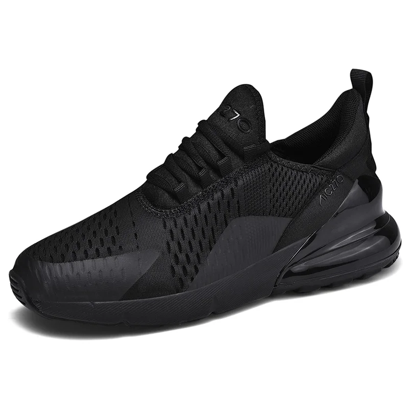 Hot Brand New Running Shoes For Men Air Cushion Mesh Breathable Wear-resistant Fitness Trainer Sport Shoes Male Sneakers - Цвет: black