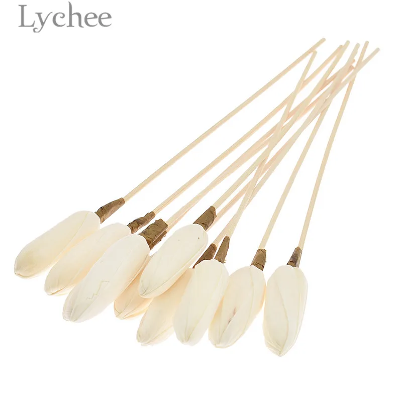 

Lychee 10pcs Rattan Reeds Fragrance Diffuser Replacement Refill Sticks Home Living Room Aromatic Incense