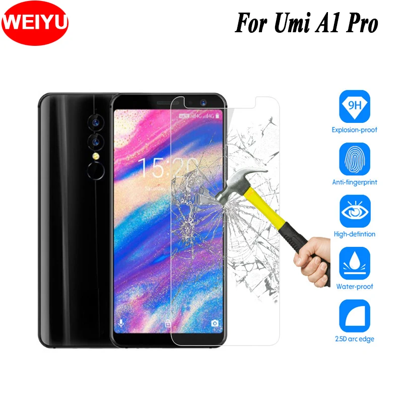 WEIYU для Umi A1 Pro Защитная стеклянная пленка экрана ультратонкая 5 дюймов UMIDIGI