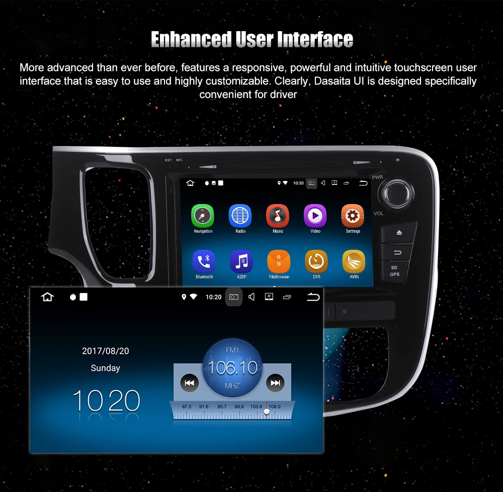 Top 8" Android 8.1 Car DVD Player GPS Navi for Mitsubishi Outlander 2014-2016 Car 2 din radio multimedia 2Gb+32Gb quad core 64bit 15