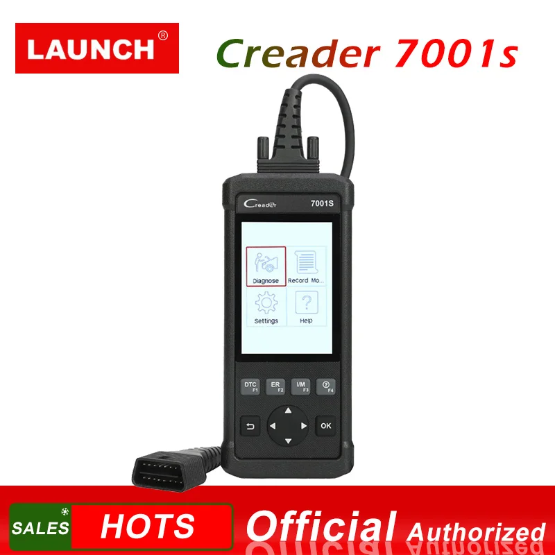 Запуск полный OBD2 сканер Код Читателя Cr7001S Авто диагностический инструмент для ABS и SRS системы лучше, чем al619 ml619 cr619