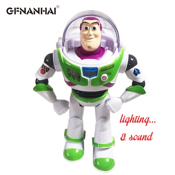 

1pc 30CM Toy Story 4 Talking Buzz Lightyear Action Toy Figures Model Toys Children Souvenir Christmas Gift Original Toy