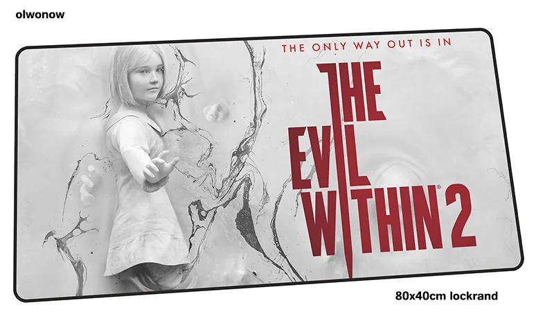 Коврик для мыши The evil within 80x40 см Лучшие коврики для мыши лучший игровой коврик для мыши геймер рождественские подарки персонализированные коврики для мыши Коврик для клавиатуры - Цвет: Size 800x400x2mm