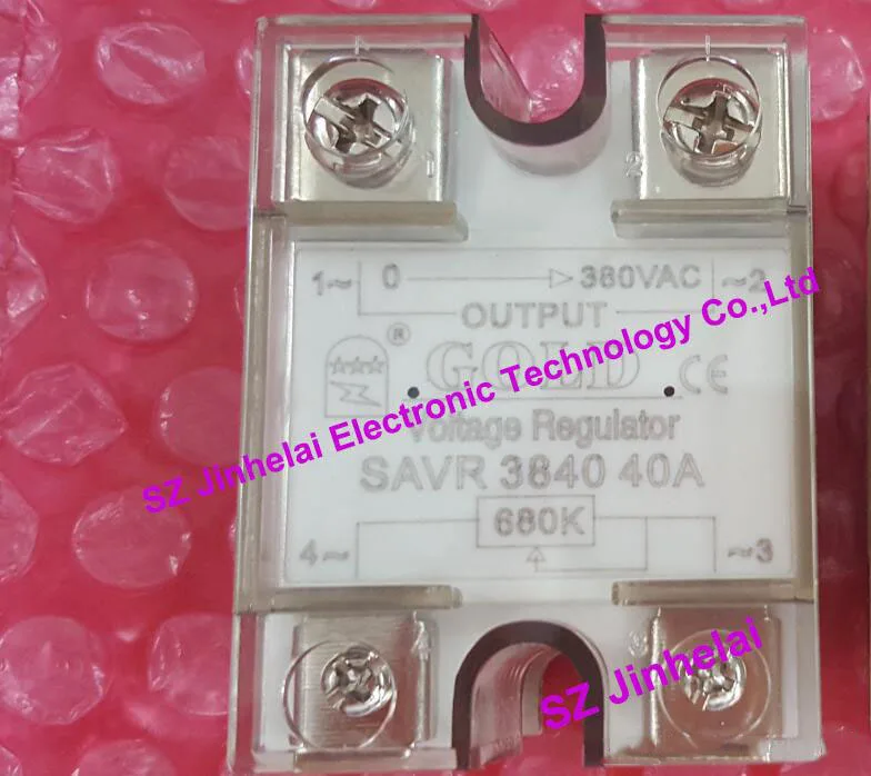 100% оригинальное Однофазное твердотельное реле SAVR3840 золотого цвета 0-380VAC 40A 680K |