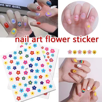 

1bag/lot Nail Art Cute Decal Stickers Pretty Various Colored Flowers Beauty DIY Nail Decoration