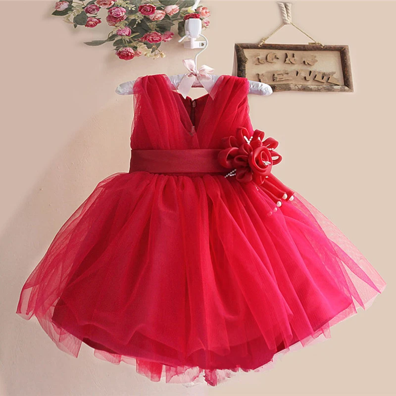 Baby Summer Dresses Wedding Brand Birthday Casual Vestidos Girl Dress Princess Kids Clothes Infantil Party Children Clothing