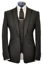 Terno Para Casamento 2016 Custom Made Handsome Mens Slim Suits Tuxedos Grooms Suit Men’s Wedding Suits Business Suits