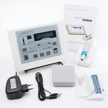 Liberty electric Digital Permanent Makeup Machine kit with for sale libetry pens dermographe maquillage permanent tattoo needle liberty dermographe maquillage permanent makeup machine digital tattoo machine with foot switch tattoo kit tattoo needle pen