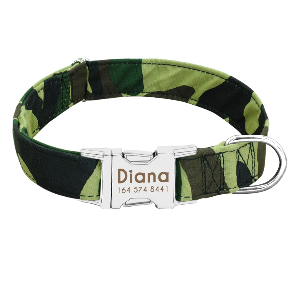 Personalized Engrave Name Dog Collar