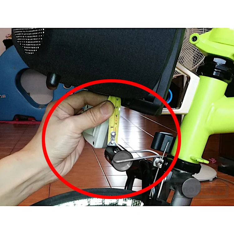 Clearance Folding bicycle light bracket for brompton bike front brake cat eye lamp holder black silver 3