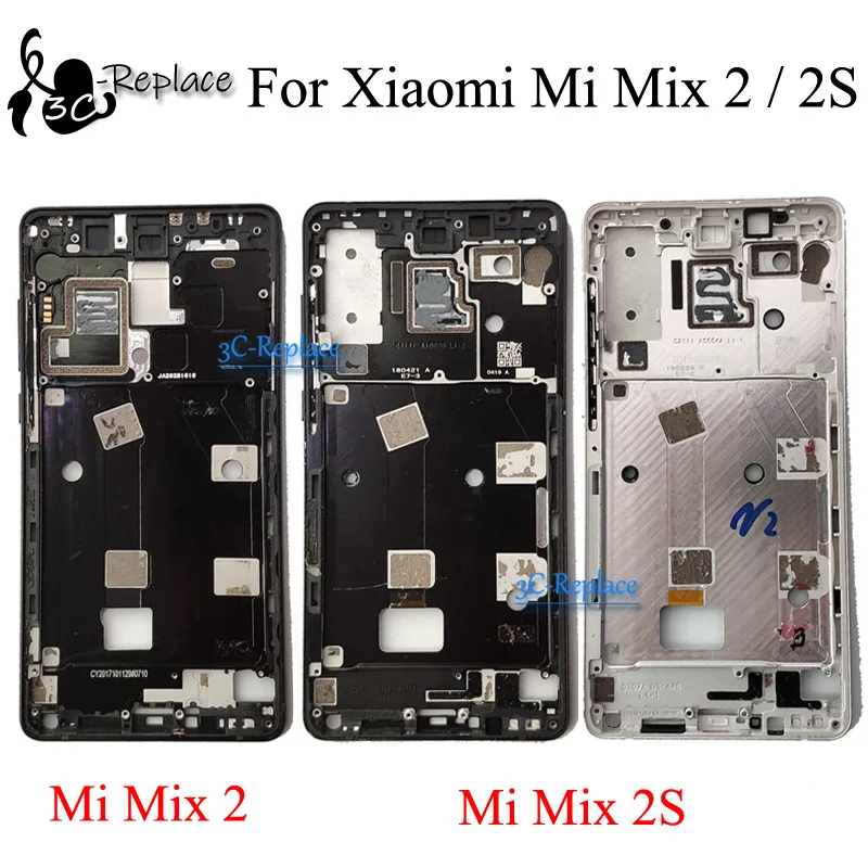 Для Xiaomi mi Mix 2 mi x2 MDE5/для Xiaomi mi Mix 2S mi x2S передний корпус шасси пластина ободок ЖК-дисплея Лицевая панель рамка