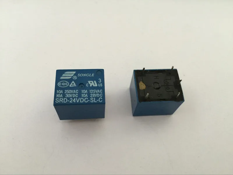 

100 шт., реле Φ 5V 12V 24V 10A 250VAC 5PIN T73