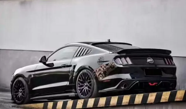 Для ford mustang coupe спойлер 2 двери GT350 стиль ABS Материал автомобильное заднее крыло спойлер багажника праймер или краска цвет 2012