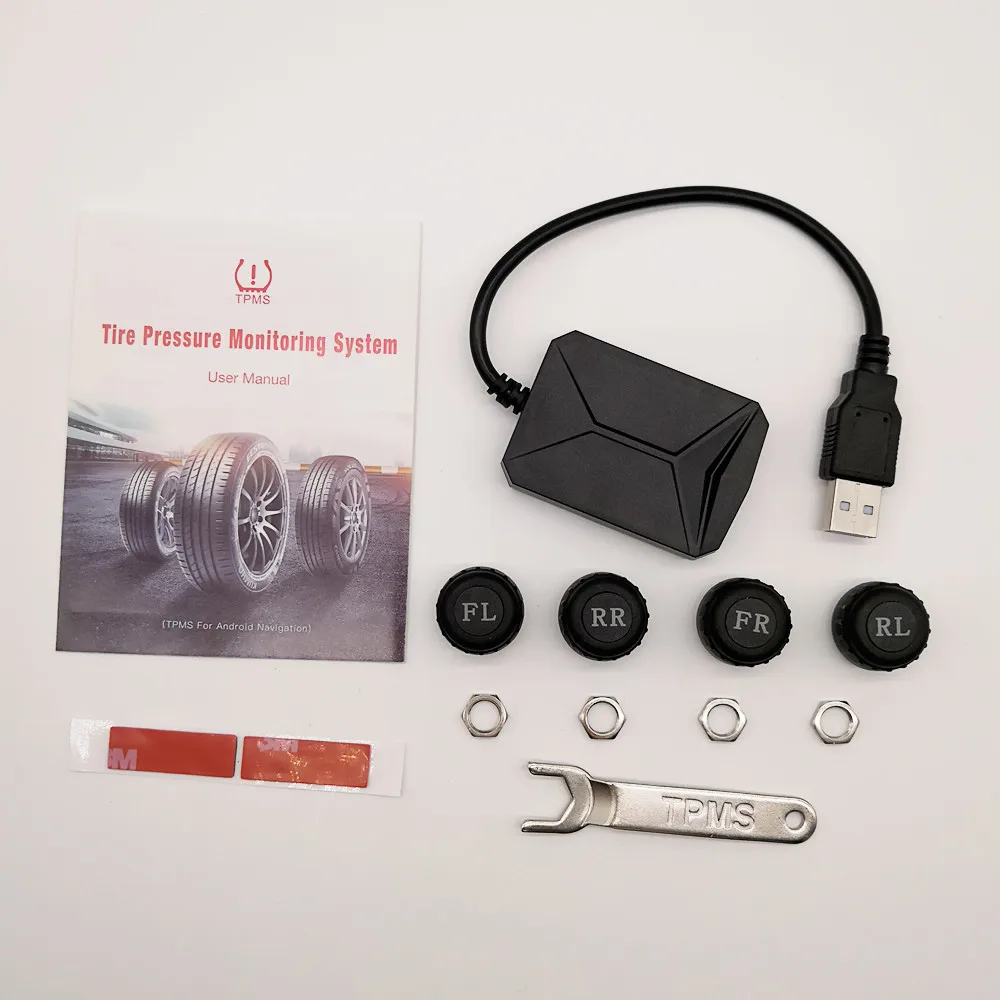 USB автомобильная система давления в шинах внешний TPMS для автомобиля DVD Радио дисплей Температура и давление с высокой точностью