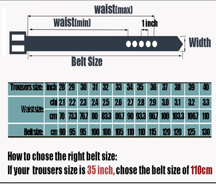 Maternity Belt Size Chart