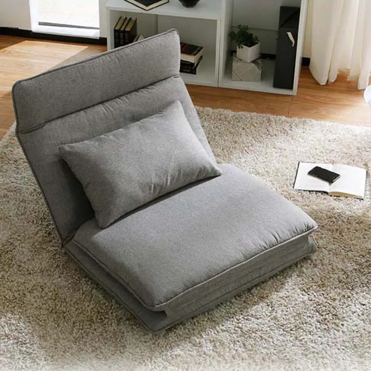 Us 199 0 Modern Foldable Reclining Floor Sofa Bed Living Room Furniture Fabric Upholstery Recliner Lounger Chair Daybed Sleeper In Chaise