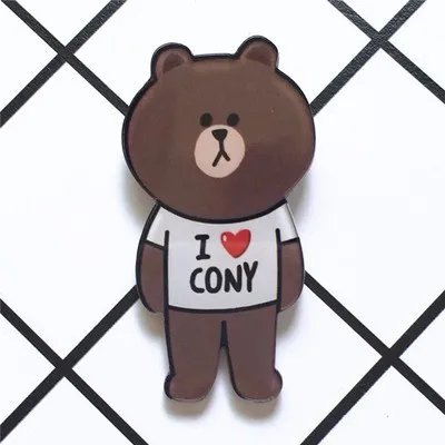 bear cartoon brooch badge_013