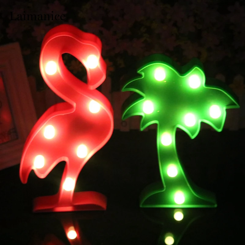 Творческий 3D светодиодный Пластик ночные огни ночник AA Батарея работать настольная лампа светодиодный ночник детский Рождественский