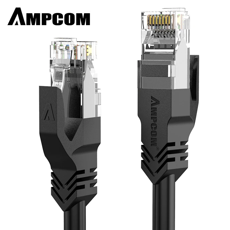 Сетевой кабель AMPCOM Ethernet RJ45 Cat6 Lan кабель (24AWG) UTP CAT 6 RJ 45, сетевой кабель, патч-корд для настольных компьютеров, модем-роутер Сетевой кабель AMPCOM Ethernet RJ45 Cat6 Lan кабель (24AWG) UTP CAT 6 RJ 45, сетевой кабель, патч-корд для настольных компьютеров, модем-роутер