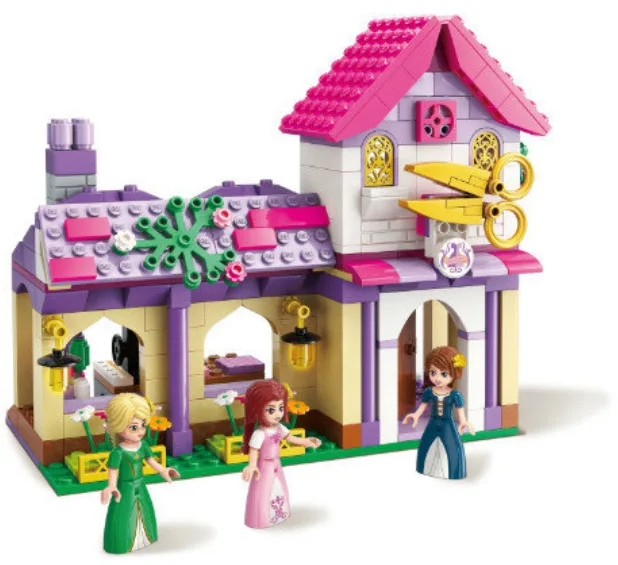 

ENLIGHTEN 2606 Leah Genius Tailor Shop Blocks Building Bricks Toys For Children Compatible Legoings Girls Friend Princess
