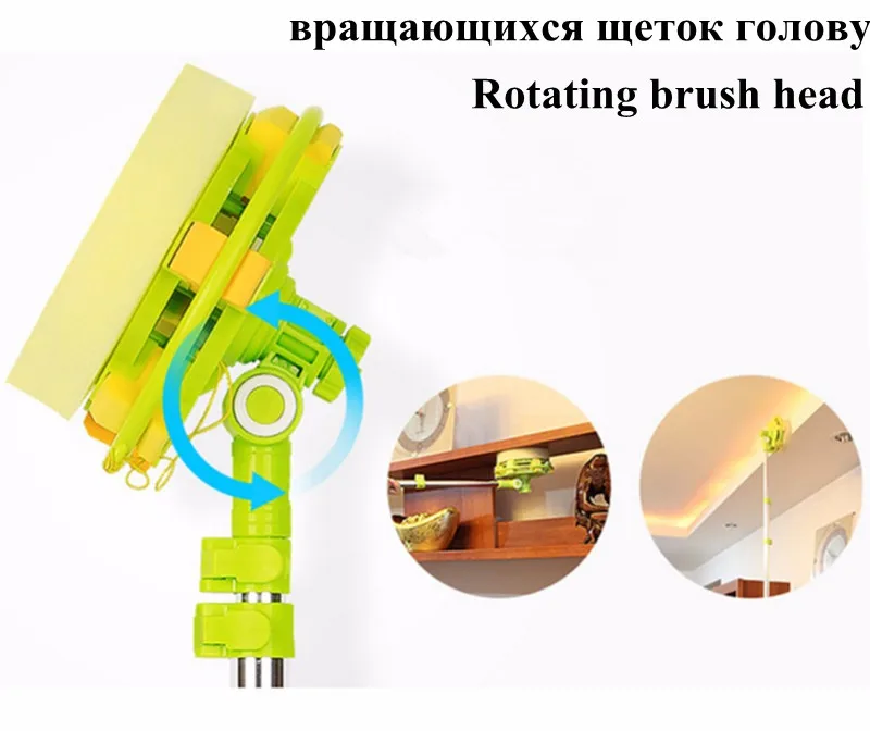 Hobot 168 телескопическая Многоуровневая Чистящая губка для стекла ra Mop очиститель щетка для мытья окон щетка для очистки окон 188