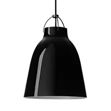 D40cm Cecilie Manz Caravaggio e27 светодиодные глянцевые белые/черные подвесные светильники, светильники, освещение для столовой, спальни, кафе, магазина, Подвесная лампа
