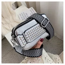 Сумка-мессенджер кожанная женская сумка женская сумочка дизайнерская полосатая широкая сумка на плечо Повседневная сумка на плечо один основной