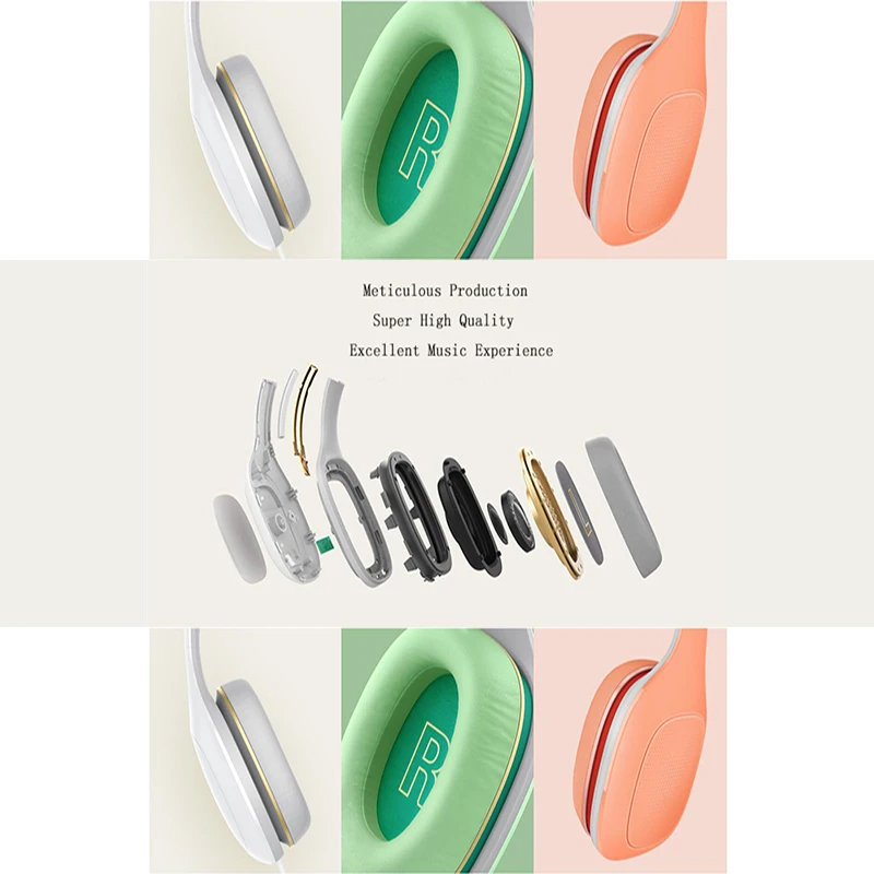  Original Xiaomi Headphone Easy Version 3.5mm Sterero Music HiFi Mi Headset Comfort Easiness Earphon