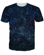 Galaxy T-Shirt Universe Sexy Tee Trippy Interstellar Design Vibrant T Shirt Women Men Summer Style Tshirt Casual Tees Tops R2862