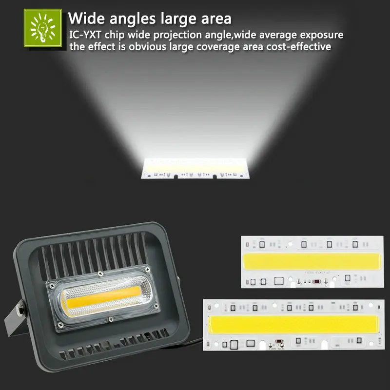 led floodlight 30w 50w 100w outdoor lighting 220v waterproof led