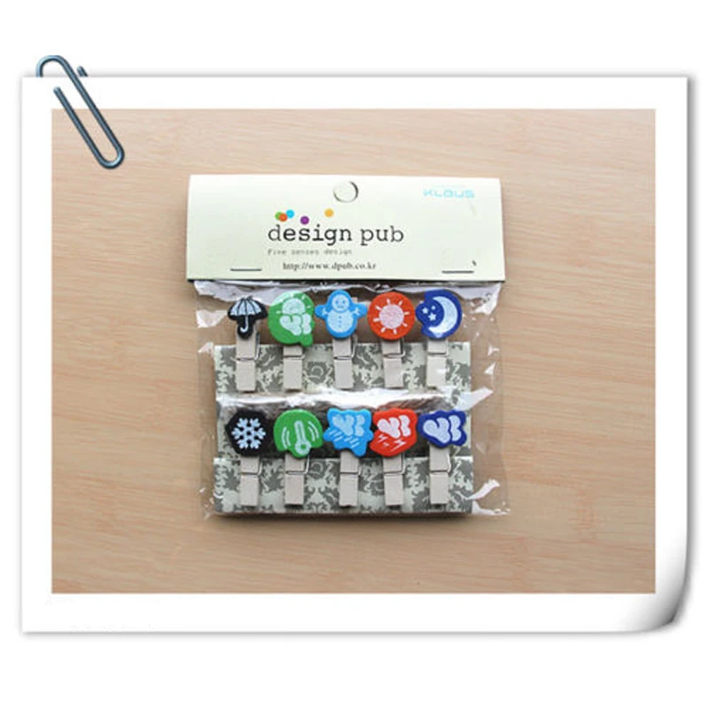 10Pcs DIY Paper Photo Wall Picture Hanging Album Frame Clips Home Bedroom Decor