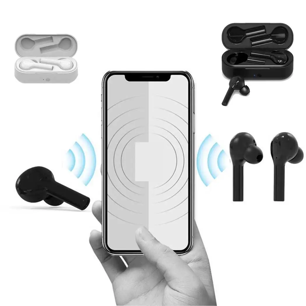 

Mini Wireless Bluetooth Earphone With Charging Box Intelligent Noise Reduction TWS Headsets Multipoint Connection In-ear Earbuds