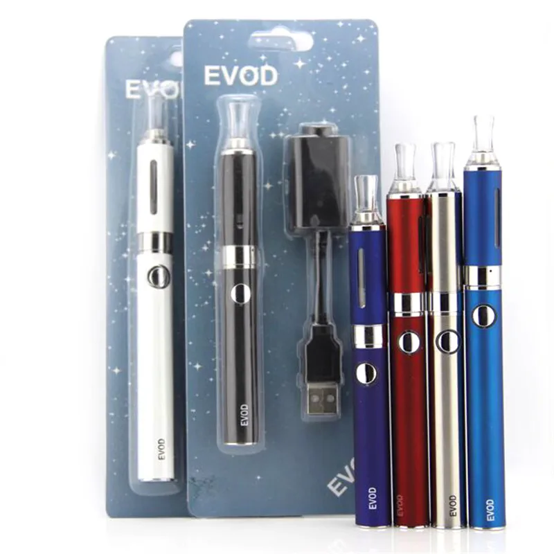 10 шт. электронная сигарета EVOD блистерный комплект 650 мАч 900mha 1100 EGO evod набор вейп