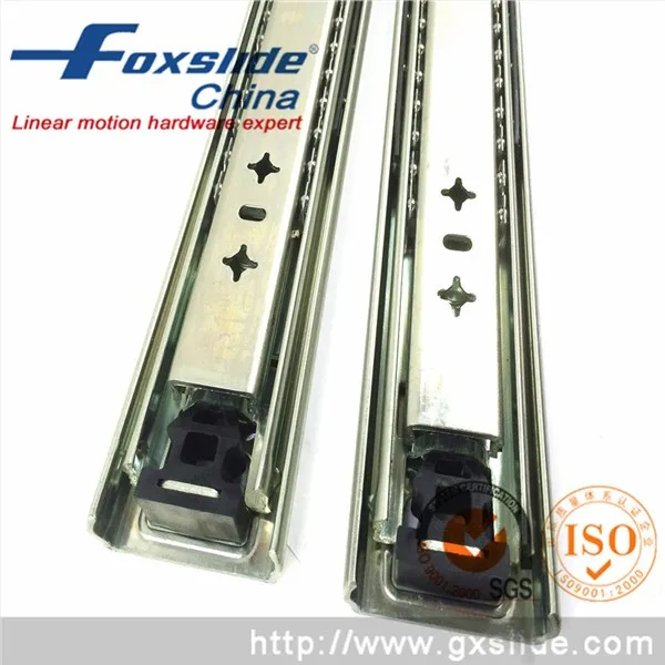 Foxslide 250lbs 40 1000mm 3 Fold Side Mount Full Extension Ball