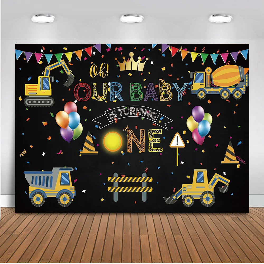 Newborn Construction Backdrop For Photography Newborn Baby Shower