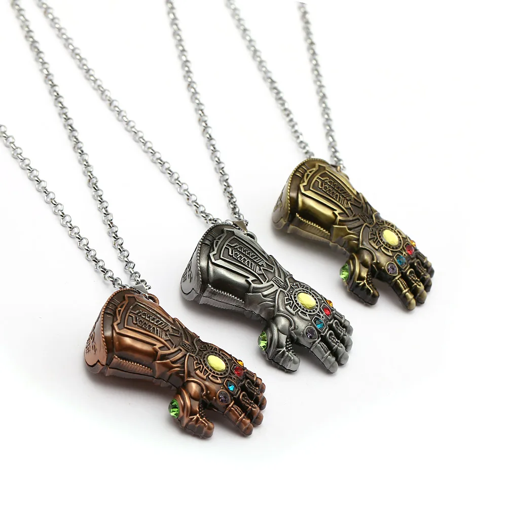 New Jewelry Men Necklace Infinity Gauntlet Class of Infinite Power