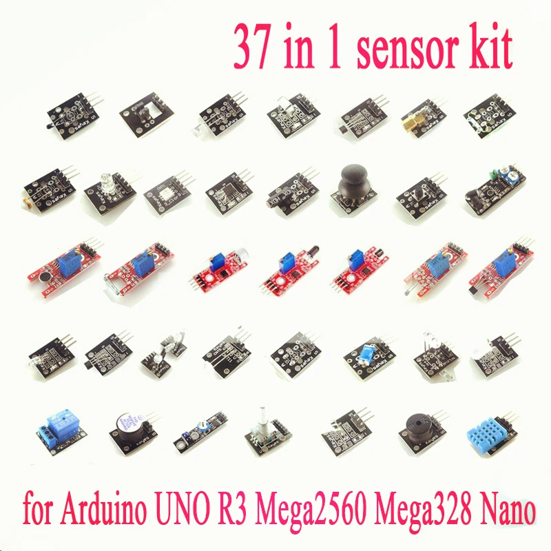 37 pçs lote Sensor Módulo Board Set
